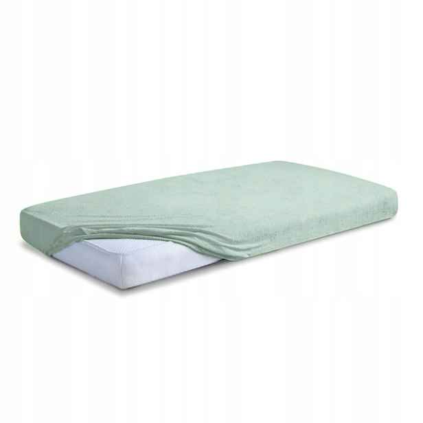 Froté prostěradlo s gumou 200x220 Premium Matex, modré_53