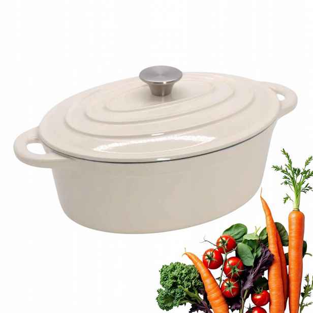 Hrnec 34 cm 6,5 l krémový Nois