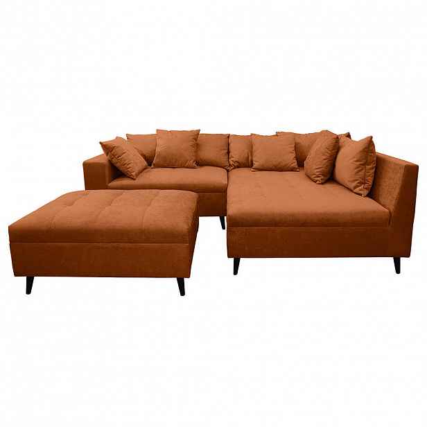 MID.YOU ROHOVÁ SEDAČKA, textil, rezavá