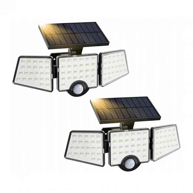 Solární Lampa Venkovní Lepro 640003-DW-a-2 s Led senzorem pohybu 2ks
