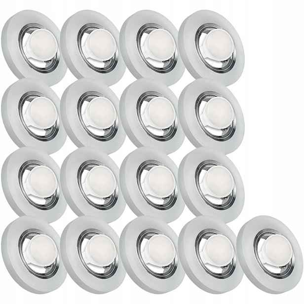 17X Skleněná Zapuštěná Lampička Velmi Silné Sklo 10W Led Žárovka