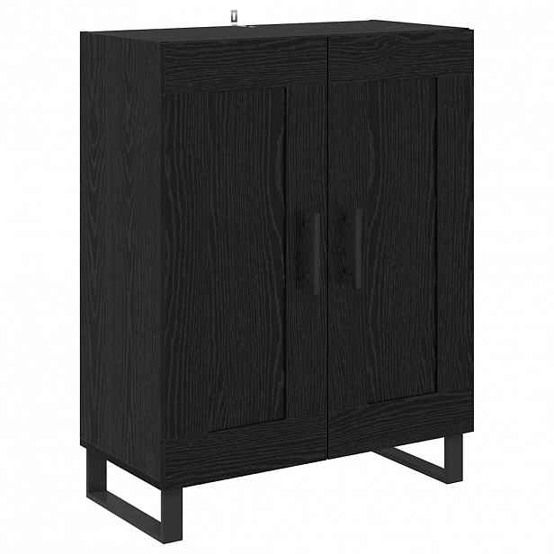 vidaXL Servírovací skříň Černý dub 69,5 x 34 x 90 cm