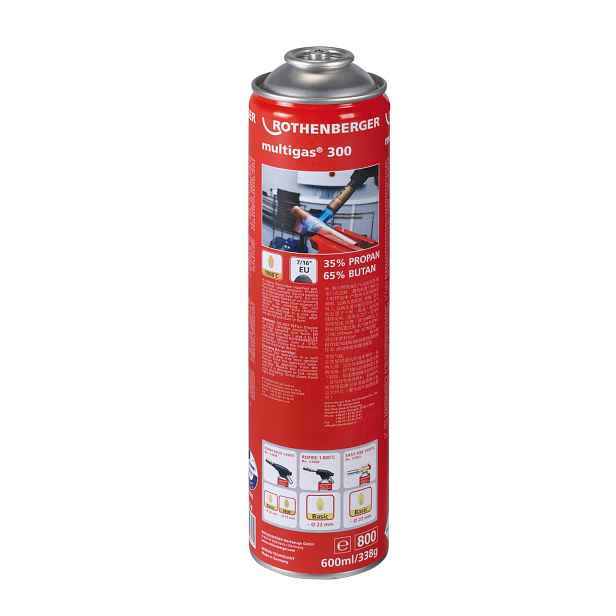 Kartuše plynová Rothenberger Multigas 300 B 0,6 l