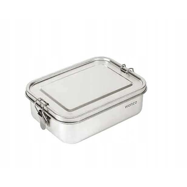 Krabička Oběd Bento Nerezová Ocel 2 Přihrádky 850 ML Voděodolná