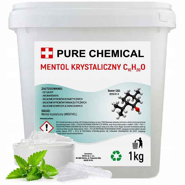 Krystalický Mentol Do Sauny Krystaly 1000 g 1 kg