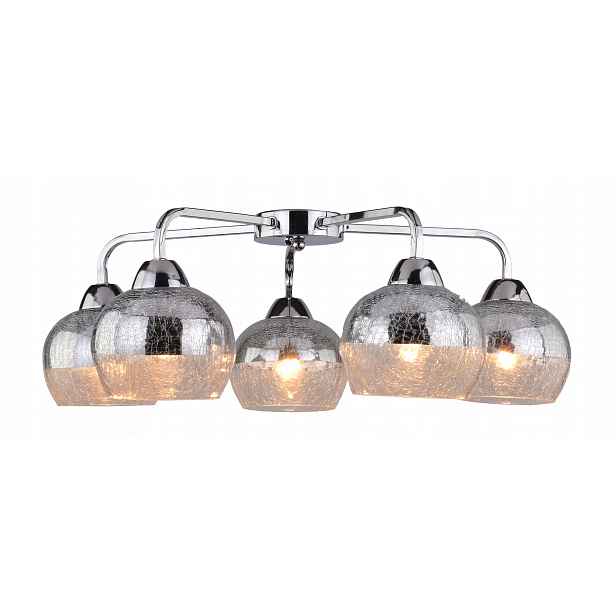 Stropní skleněné svítidlo 5X60W E27 Cromina Candellux