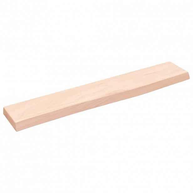 vidaXL Nástěnná police 60 x 10 x 2 cm neošetřené masivní dubové dřevo