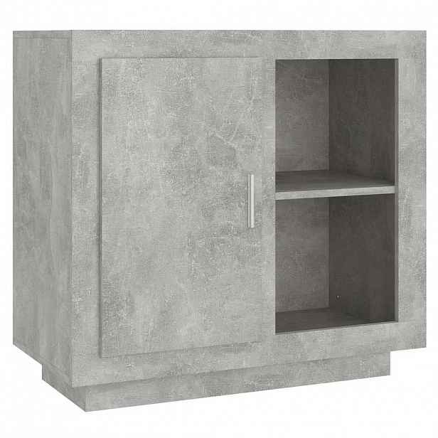 vidaXL Příborník betonově šedý 80 x 40 x 75 cm