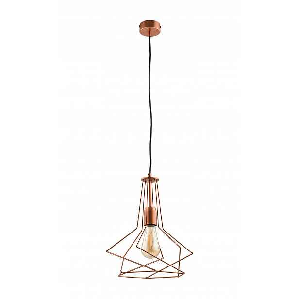 Závěsná lampa Oro Měděná 1xE27 31 cm Stropní Svítidlo do obývacího pokoje Dům