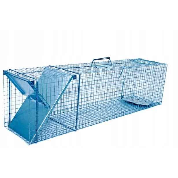 Živolovná Past Klec na kuny kočky lasice vydry lišky 102x29x31