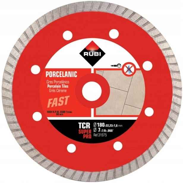 Diamantový Kotouč Pro Porcelánový Gres Tcr 180 Superpro 31975 Rubi