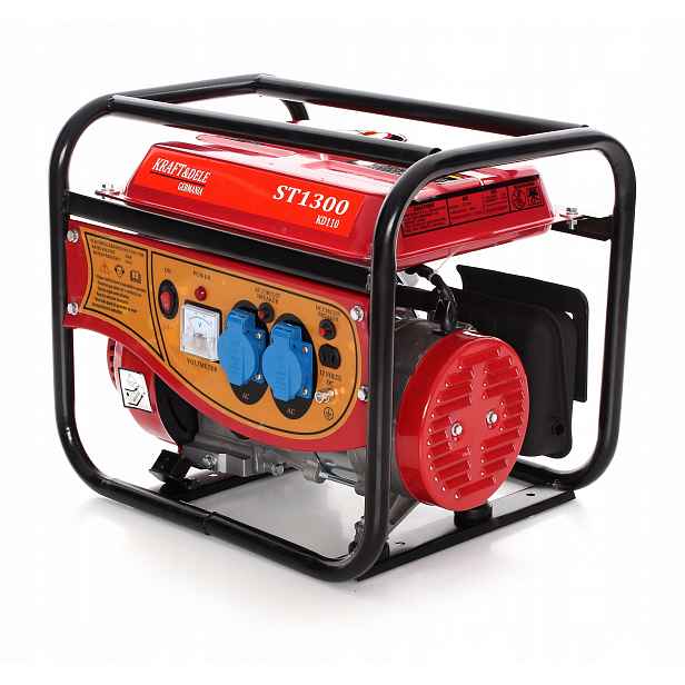 Jednofázový přenosný generátor Kraft&Dele 1500 W benzín