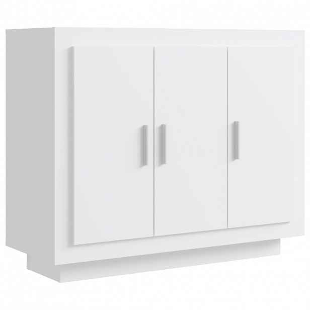 vidaXL Příborník bílý 92 x 35 x 75 cm kompozitní dřevo