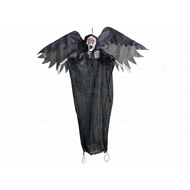 Závěsná dekorace Kostra 120 cm Halloween anděl Kostlivec
