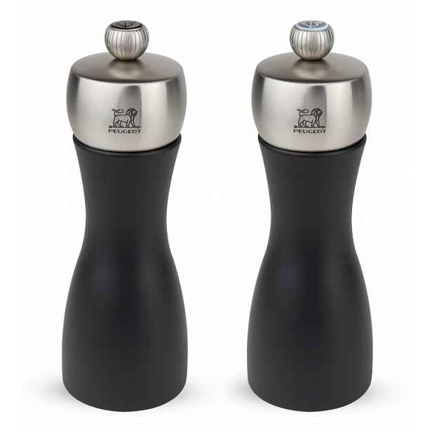 Peugeot Set mlýnků na sůl a pepř Fidji, černý, 15 cm 2/17132