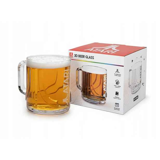 Pivní Sklenice Sklenice na nápoje Atari 1Pint 600 ml, oficiální originální produkt