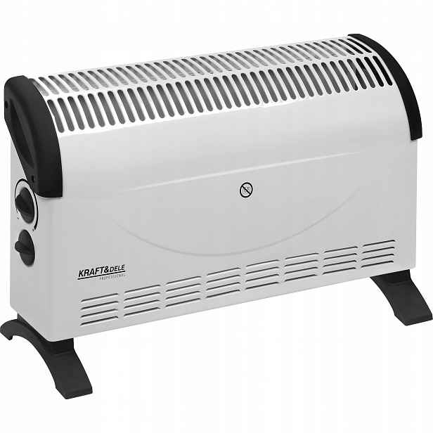 Elektrický Konvektorový Termostat 2000 W, 3 Úrovně Výkonu, Mobilní