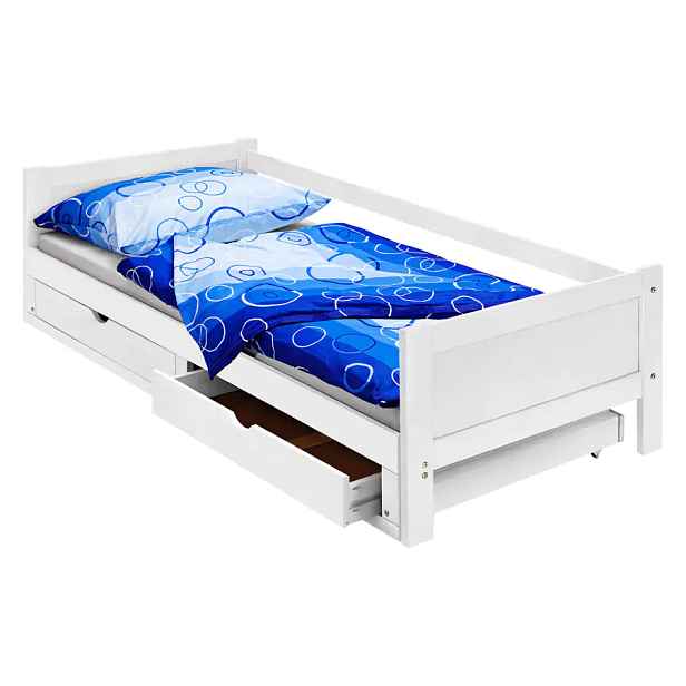 Idea Rozkládací lůžko DIANA 90-180x200 cm bílý lak