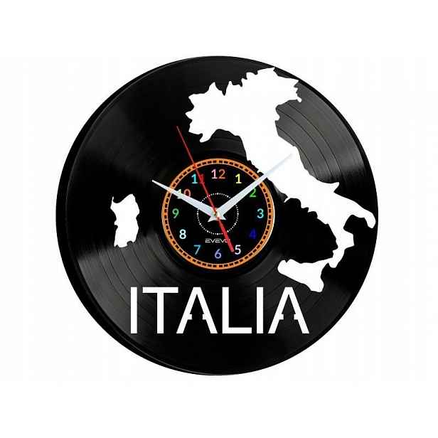 Italia Dárek Originální dekorace do domu Hodiny z vinylové desky