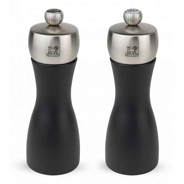 Peugeot Set mlýnků na sůl a pepř Fidji, černý, 15 cm 2/17132