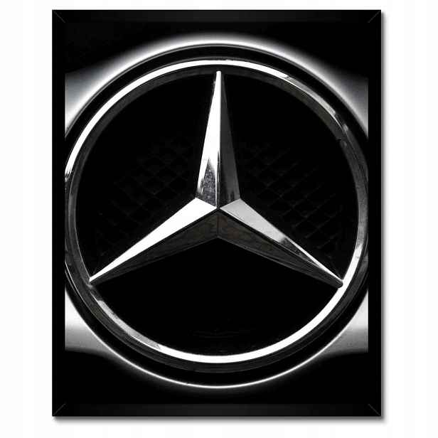 Plakáty v rámu 40x50 Mercedes Černobílé