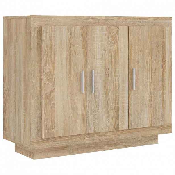 vidaXL Příborník dub sonoma 92 x 35 x 75 cm kompozitní dřevo