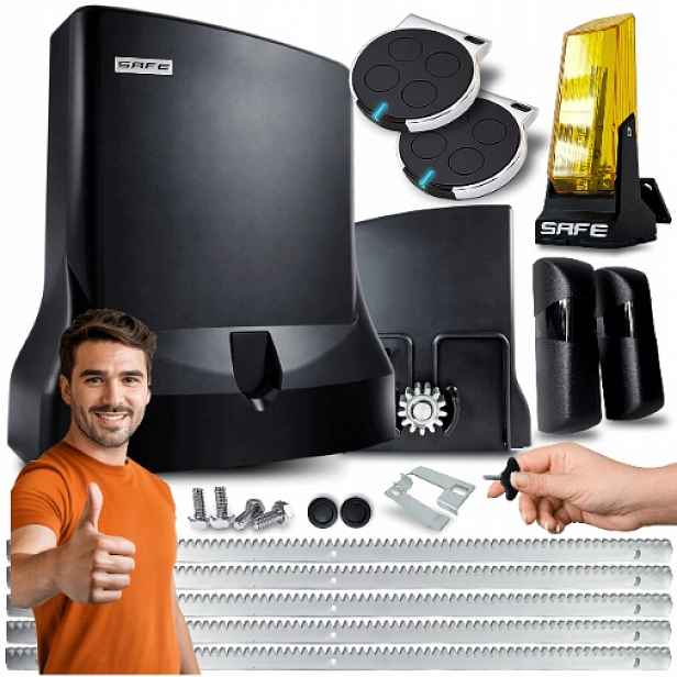 Pohon Pro Posuvné Brány Sada automatických ovladače pohonu lampa 800 kg Safe