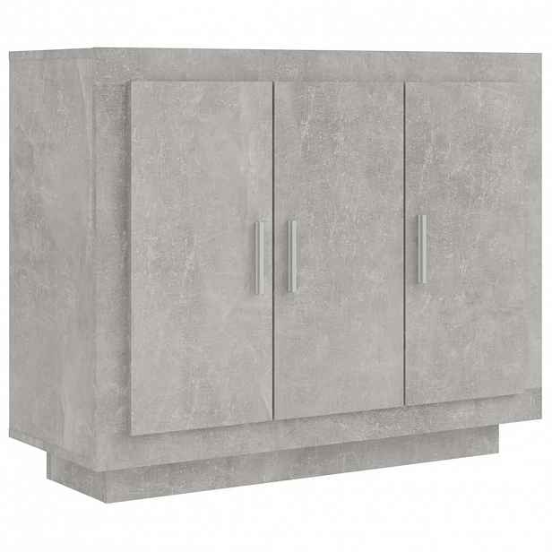 vidaXL Příborník betonově šedý 92 x 35 x 75 cm kompozitní dřevo