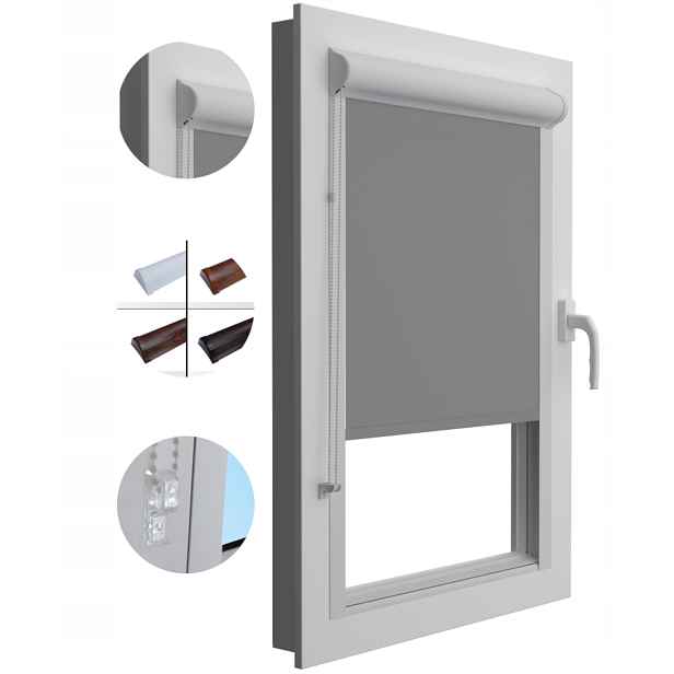 Zatemňovací roleta v kazetě 54 cm x 150 cm Termo