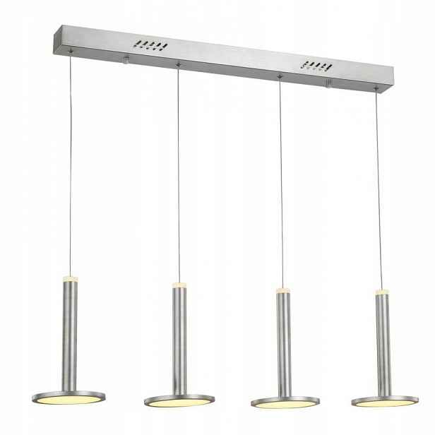 Závěsná lampa Zwis Lustr Stropní Svítidlo Oliver Led Stříbrná Stmívatelná Italux