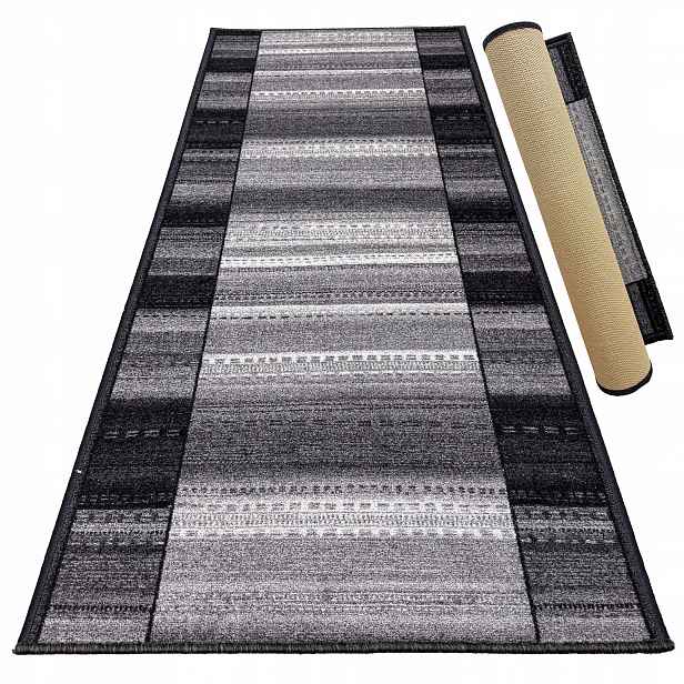 Koberec Do Předsíně Chodby Hotový Rozměr 100X150 Imperia Grey Run 4MM
