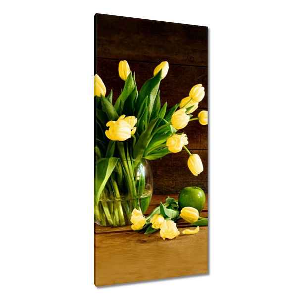 Obrazy 55x115 Žluté tulipány