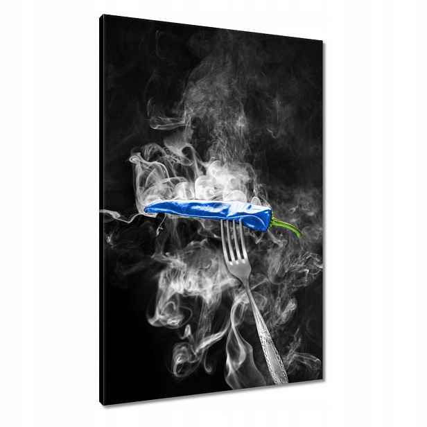 Obrazy 60x90 Modrá síla papričky