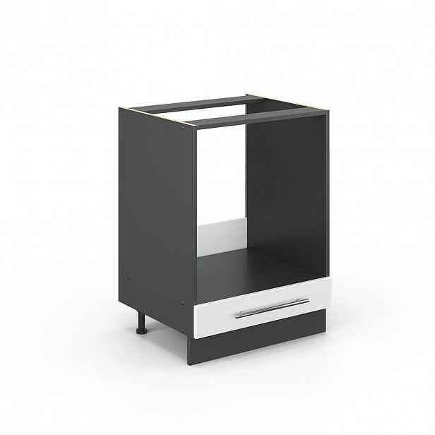 Vicco SKŘÍŇKA NA VESTAVĚNOU TROUBU Fame-Line Bílá vysoký lesk 60 cm bez pracovní desky