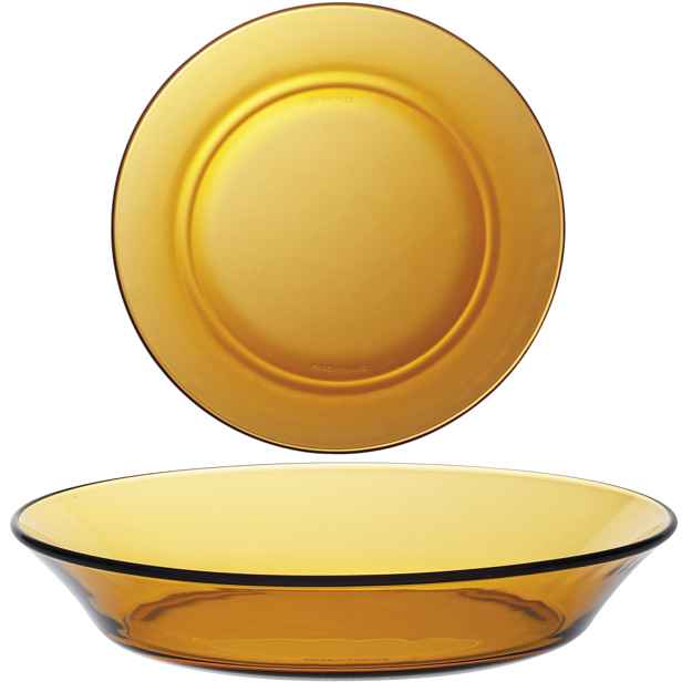 Hluboký talíř Duralex Lys Amber oranžový 195 x 35 mm sada 6 ks