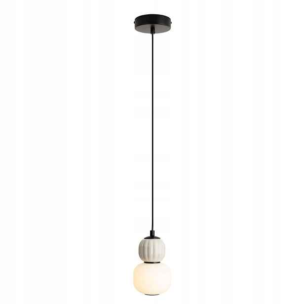 Led lampa 5W černo-šedá skleněná Maxlight Modern 149 Cm IP20