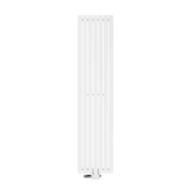 LuxeBath KOUPELNOVÝ radiátor Stella 370 × 1600 mm, bílý, s univerzálním ventilem