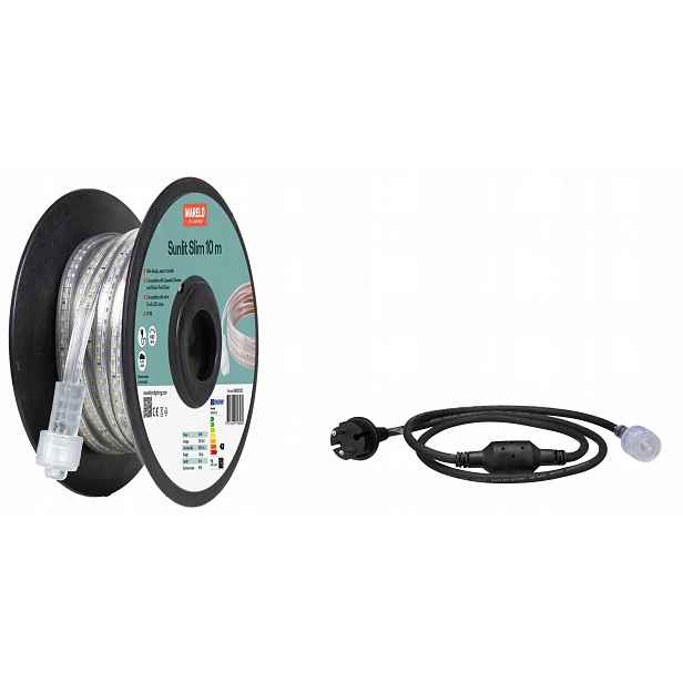 Led páska Mareld Sunlit Slim 10 m 4000K 6000lm IP65 napájecí kabel