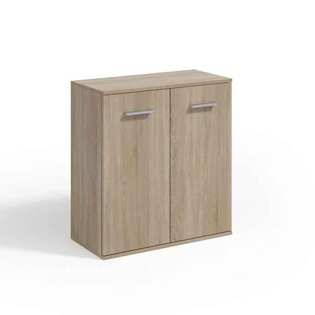 MASSENO KOMODA GIACOMO IV, 75/85/33 cm s 2 dvířky, dub Sonoma