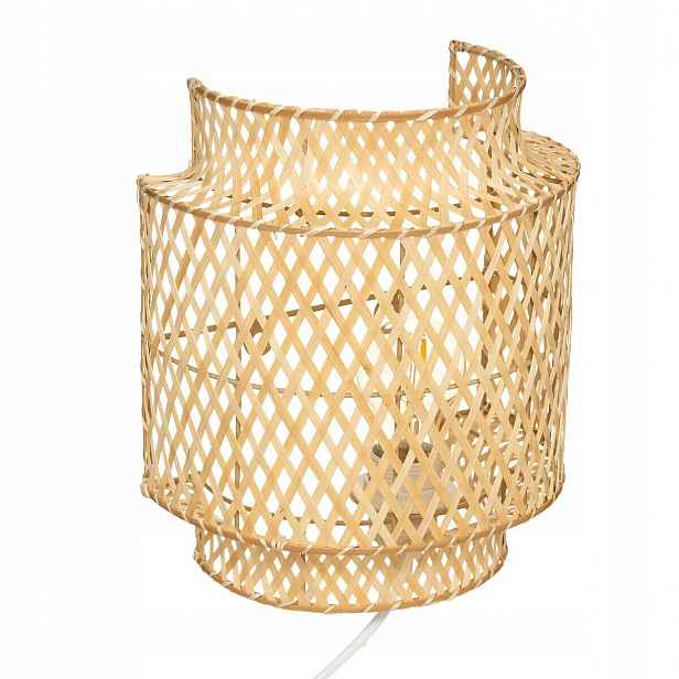 Přírodní nástěnné svítidlo Pletené Na zeď Lampa Boho Do ložnice obývacího pokoje Ažurová