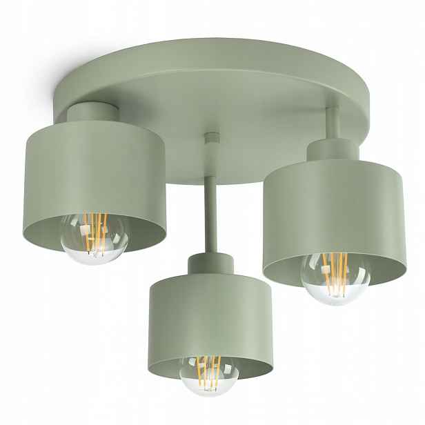 Stropní svítidlo Stropní Svítidlo Chandelier Olivově Šalvěj 3xE27 382-E3 Spot