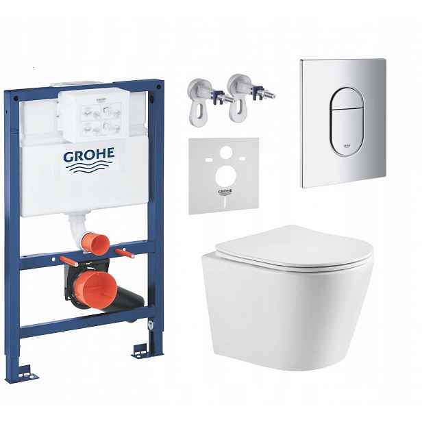 7v1 Podomítkový Wc Set Stelaz Grohe Wc Mísa Tornado Imprese Tlačítko