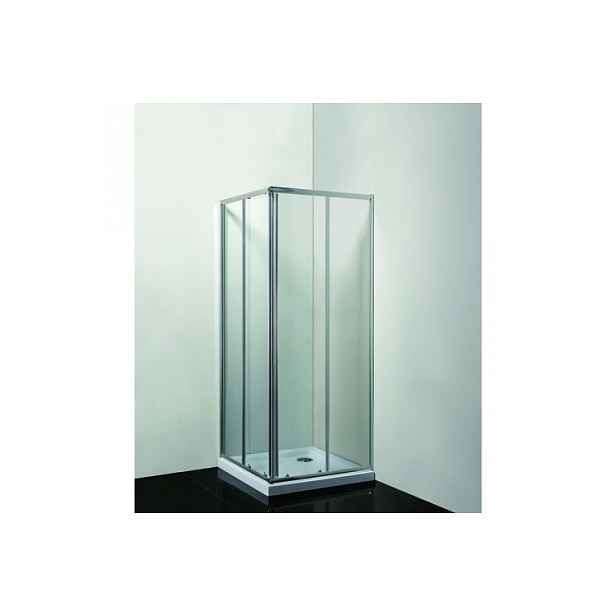 Olsen Spa Smart Randa Čirý čtvercový sprchový kout 90 x 90 cm s vaničkou z litého mramoru