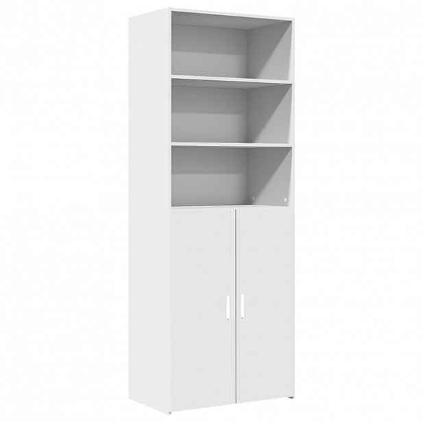 vidaXL Skříň highboard bílá 70 x 42,5 x 185 cm kompozitní dřevo