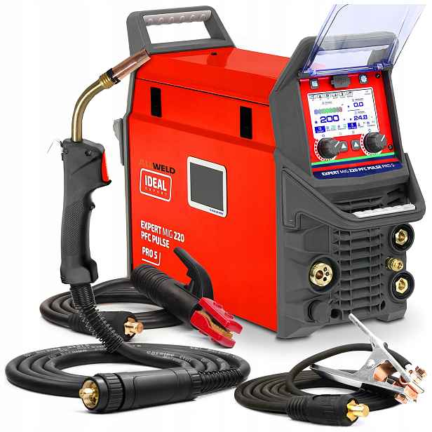 Poloautomatický Svařovací Stroj Ideal Expert Mig 220 Pfc Pulse PRO5 LCD Mma Tig 200A