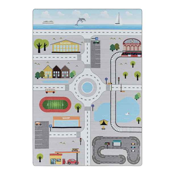 Šedý dětský koberec 80x120 cm Play – Ayyildiz Carpets