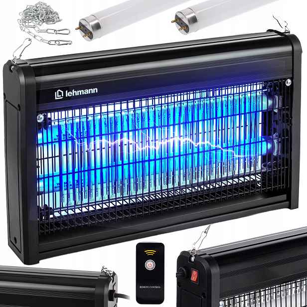 Insekticidní Lampa Proti Komárům 150 m2 Mouchy Vosí Můry Elektrická Past Pilot