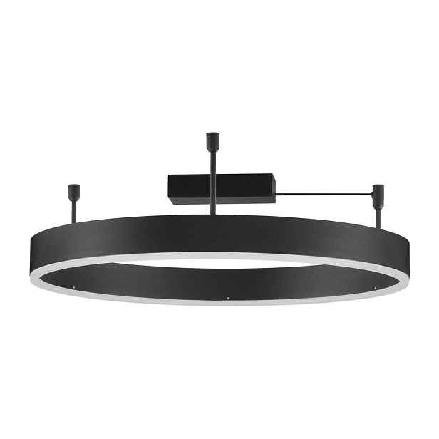 Matně černé hliníkové LED stmívatelné stropní svítidlo Motif – Nova Luce
