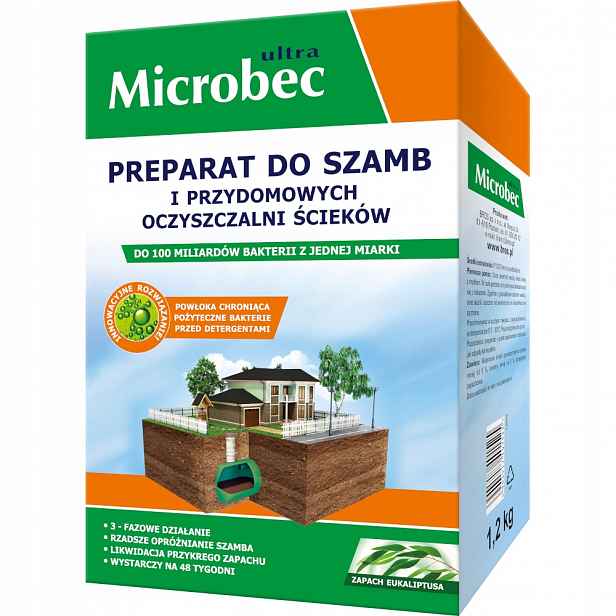 Microbec Ultra eukalyptový přípravek do septiku a čističky