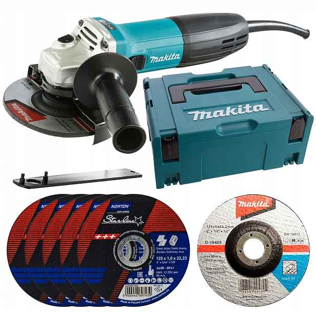 Úhlová bruska Makita GA5030R 230V 720W 125 mm kotouče kufr